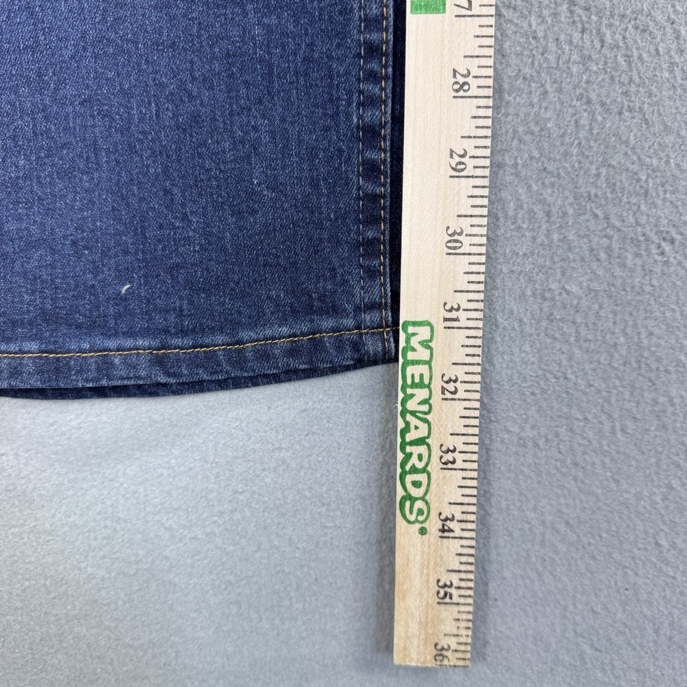 NWT Wrangler Jeans 32x32 Denim Relaxed Fit Seat Thigh Blue Five Star - Picture 7 of 11